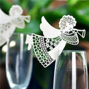 50pcs/set Wedding Table Decoration Place Cards Laser Cut Bird Heart Floral Wine Glass Place Cards For Party Decoration