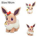 Pokemon Plush Christmas Easter Wreath Pikachu Eevee Scorbunny Ponyta-Galar Sylveon Kawaii Anime Figure Stuffed Toys Kids Gifts