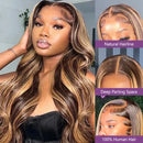 Silkwave 30 Inch Highlight Wig Body Wave 13x6 Hd Lace Frontal Wigs 100% Human Hair 13x4 Hd Lace Front Human Hair Wigs For Women