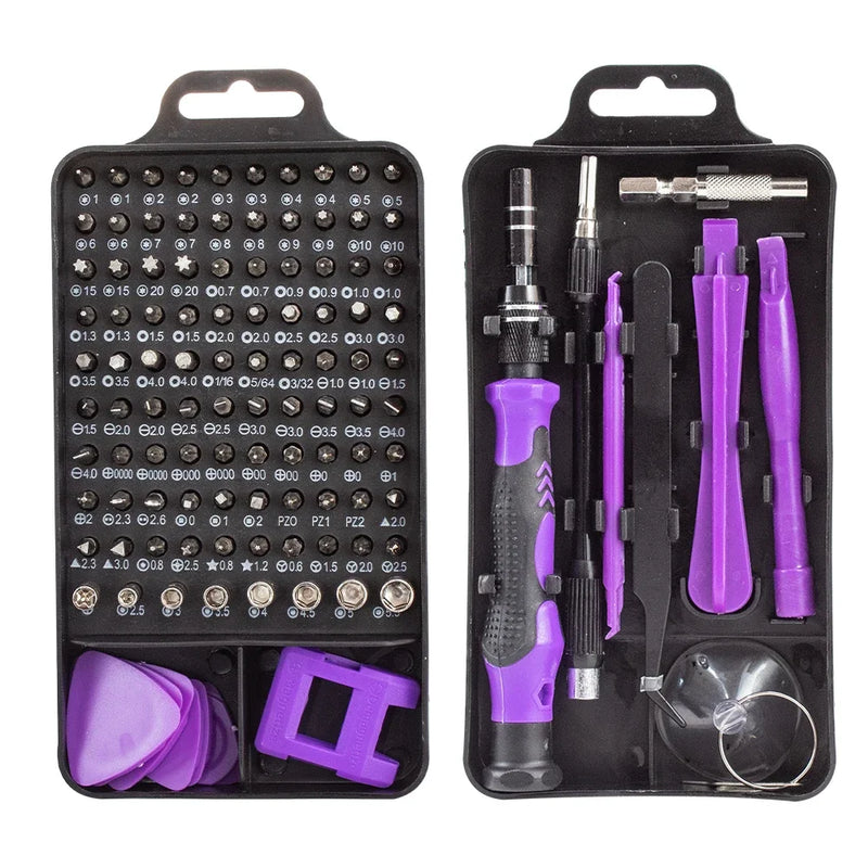 115 in 1 Precision Screwdriver Set Multifunctional Magnetic Repair Tools Kit for Computer Laptop Phone MacBook Household Repairs