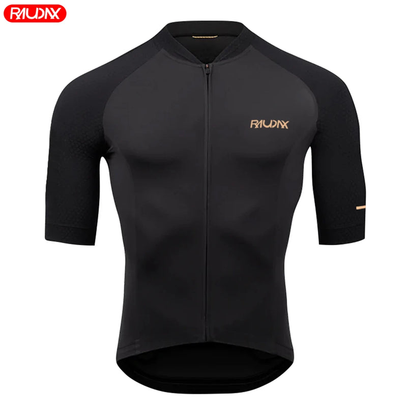 Raudax 2024 Summer Youth Short Sleeve Cycling Jersey Set Breathable MTB Bike Cycling Clothing Maillot Ropa Ciclismo Uniform Kit