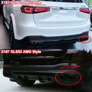 Rear Diffuser & Exhaust Tips For Mercedes Benz X167 2019+ GLS53 AMG Style Black