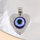 New Crystal Blue Evil Eye Charms Amulet Pendants For Jewelry Making Accessories DIY Designer Bohemia Style Necklaces Supplies