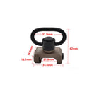 Quick Mount Base Strap CNC AR15 QD Sling Attachment Mount 20mm Picatinny Rail Hunting Accessories Mlok Keymod Attachment Adapter