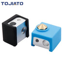 1-10pcs MK10 Silicone Sock Volcano Heat Block Silicone Sleeve 3D Printer For Wanhao i3 QIDI TECH Silicone Heater Block Cover