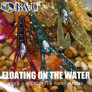 B&U 5pcs 88mm Craw Baits Floating Shrimp Softbait Soft Lure Wobbler Bass Artificial FishingTackle Artificial Pesca