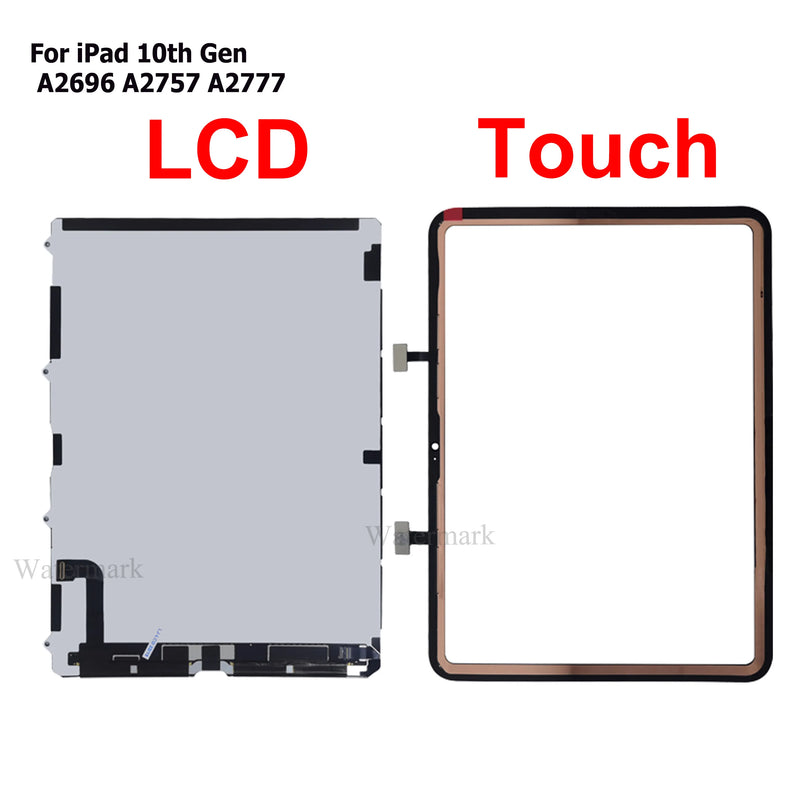 10.9" LCD And Touch Screen For iPad 10 10th Gen 2022 A2696 A2757 A2777 LCD Display Digitizer Assembly Replacement Repair Parts