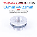 16mm22mm Ultra Short Style emergency stop button switch waterproof mushroom head Rotation reset Anti-slip with lights