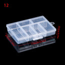 Multi Styles Small Square Clear Plastic Storage Box For Jewelry Diamond Embroidery Craft Bead Pill Home Storage Organization