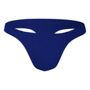11  SolidColor Male's Briefs Bikini Style Cotton Pit Cloth Single Layer Crotch Simple Men's Underwear (Thong)