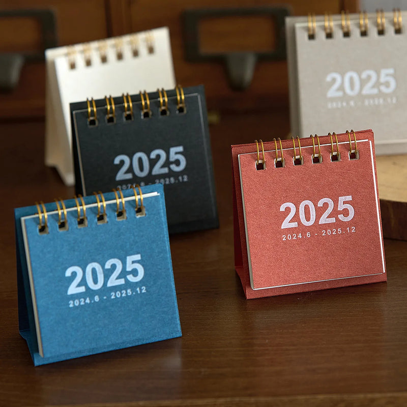 Simple Mini 2025 Calendar Office School Supplies calendar Desk calendar monthly Planner Desk accessories Decor Record