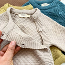 2Pcs Baby Boy Clothes Set Soft Knit Cotton Baby Boy Sweater + Pants Kids Outfit Spring