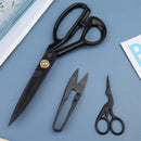3PCS SET Professional Sewing Tailor Scissors Kit Cutting Scissors Cloth Needlework Stainless Steel Fabric Cutter Craft Shears