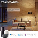 Smart WiFi LED A19 Bulb, RGBCW Color Changing, Compatible with Alexa & Google Home & Echo Assistant, Dimmable, E26 Base