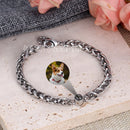 Titanium Steel Personality Picture Custom Fashion Men And Women Bracelet Christmas Couple Party Memories Series High-End Jewelry