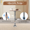 Aluminum Adjustable Table Pedestal Kit Detachable Table Base Stand Leg Base Mount Frame for Caravans, Motorhomes, Yachts