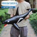 Simulated Ocean Big Animal Toys Realistic Action Figure Model Sea Life Great White Shark 40-48cm Soft Rubber Sea Educational Toy