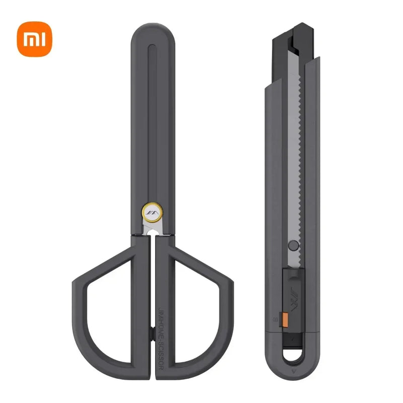 Xiaomi JIMIHOME Scissors and Utility Knife Set Adjustable Protective Sheath Precision Light Duty Office Resist Rusting Tool