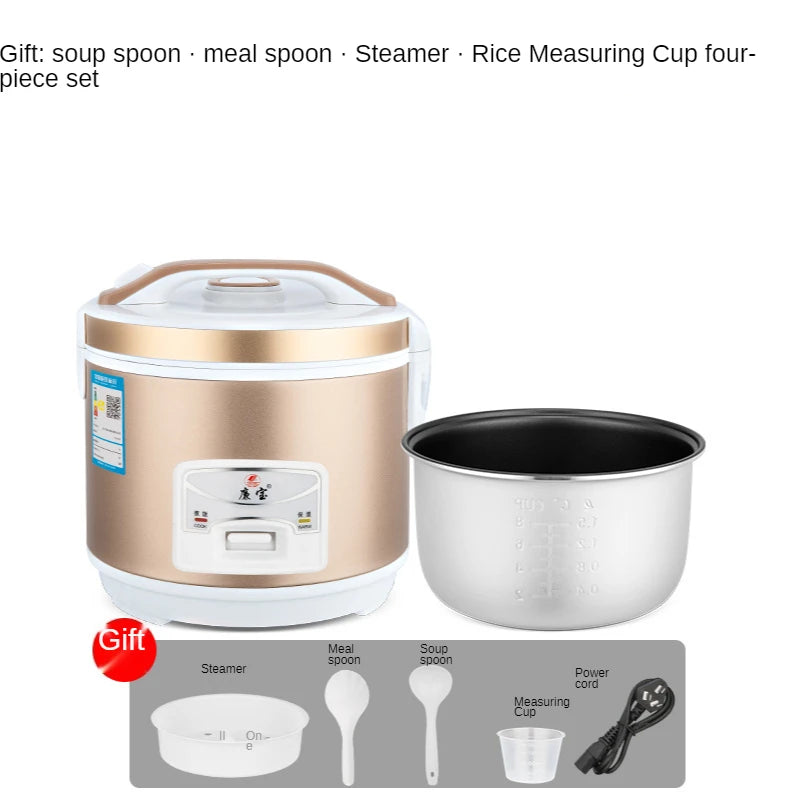 2L Mini Rice Cooker 2 Layers Steamer Multifunction Cooking Pot Electric Insulation Heating Cooker Food Container Lunch Box