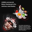 BioloMix Digital BPA FREE 2L Automatic Professional Blender, Juicer Food Processor Ice Smoothies Fruit, FREE GIFT 600ml dry jar