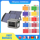 ALLPOWERS R2500 Solar Generator 2500W (4000W Peak), 2016Wh LiFePO4 Portable Power Station with Solarpanel 4 AC Outlets for Home