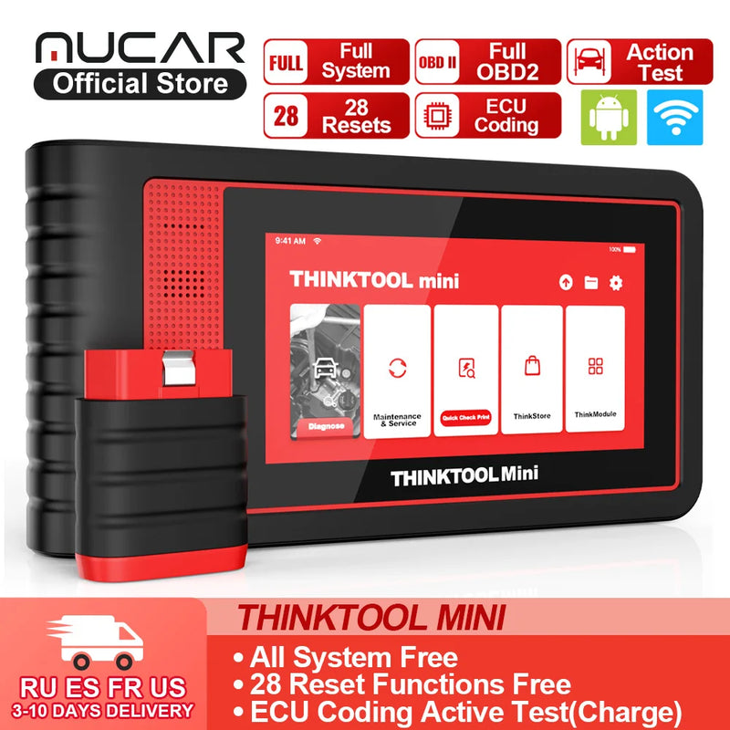 Thinkcar Thinktool Mini Car Diagnostic Tools Lifetime Free 28 Resets All System VIN Wifi Full OBD2 Scanner For Auto DPF EPB IMMO