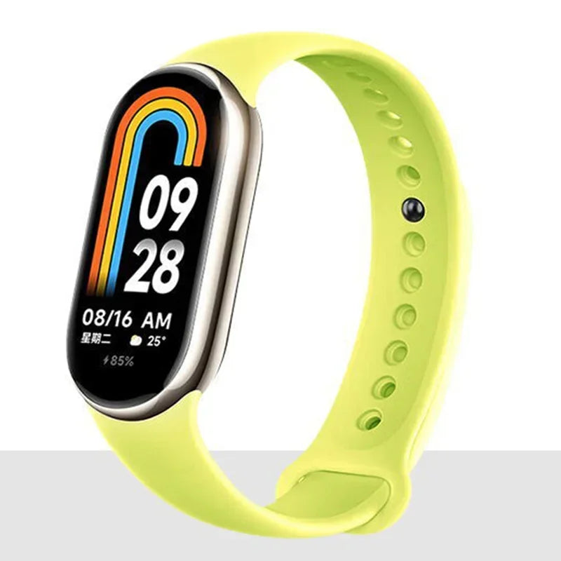 Watch Strap for Xiaomi Mi Band 8-9 NFC Bracelet Accessorie Sport Silicone Smartwatch Wristband correa Mi Band 8-9 global version