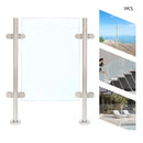 Railing Column with Stable Base, Stainless Steel 90cm or 110cm Middle Column and End Column