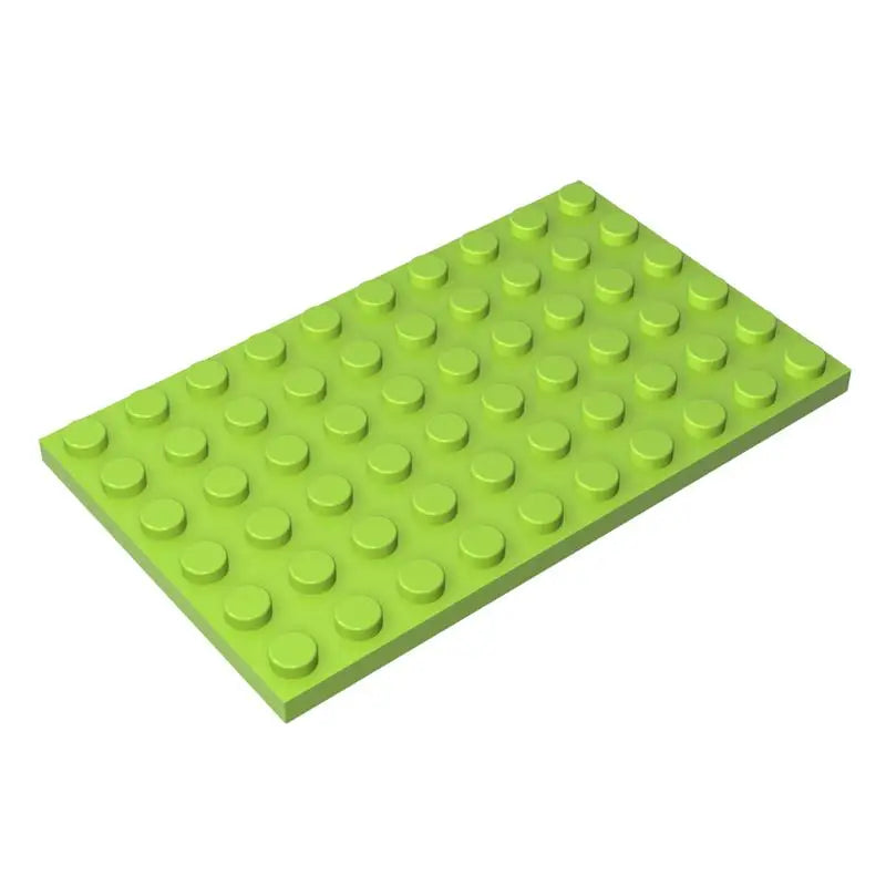 Gobricks 10PCS MOC  Plate 6 x 10 Compatible 3033 Assembles Particles Building Blocks Parts DIY block bricks Tech Parts Toys
