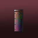 136 Key Black Berry Side Print  Shine Through Cherry Profile PBT keycaps Double Shot Backlit Key Caps For MX Mechanical Keyboard