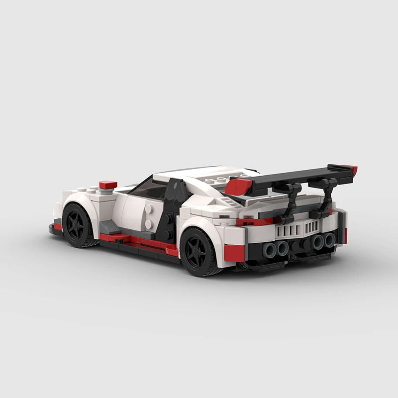 MOC R8 Technical F1 Model Racer Car Building Blocks City Vehicle Bricks Sets Speed Champions Racing F1 Super Race Kids Gift Toys