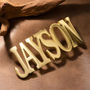 Personalised Men's Belt Buckle Custom Bold Name Belt Buckle Stainless Steel Jewelry for Best Man Groomsman Gift Father's Day