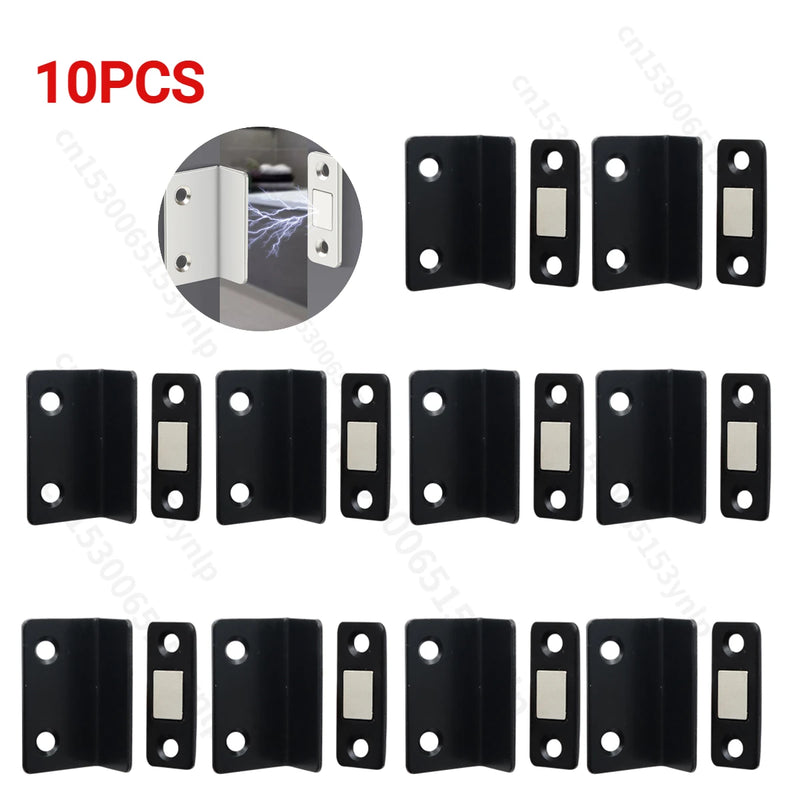 1-10PCS Strong Magnetic Cabinet Catches Magnet Door Stops Hidden Door Closer With Screw For Closet Cupboard Furniture Hardware