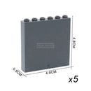 MARUMINE MOC Build Block Part Window Glass House Transparent Wall Panel 87552 87544 60581 87543 59349 Creative Brick Accessories