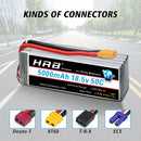 1/2pc HRB 5S 18.5V 5000mAh RC Lipo Battery with XT90 Plug for RC Helicopter Airplane Car Boat Truck 10S Drone battery DIY