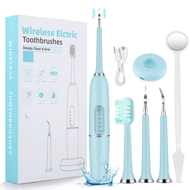 Electric Dental Calculus Remover Dental Cleaning Device Teeth Cleaner Tooth Whitening Irrigator Remove Tartar Scaler Teeth Care