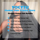 20 20 20 Inch Bundles 100% Human Hair Delivery 3 Days France 12A Straight Human Hair Bundles YOCYTU Raw Hair Bundles For Women