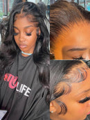 Body Wave Wig 13x4 Lace Frontal Wig Malaysian Human Hair Wig 13x6 Transparent Swiss Lace Wig For Women Natural Black Wigs Jarin