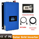 Y&H 2000W MPPT Grid Tie Solar Inverter DC45-90V to AC190-260V With Limiter Sensor 60V 72V Battery Support WiFi Communication