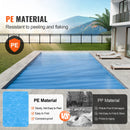 SucceBuy Solar Pool Cover Rectangle Solar Blanket for Pools Inground Above Ground Swimming Pool Solar Cover 12 mil Solar Covers