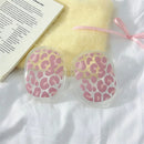 Korea Cute Bowknot Flower For Airpods Max Earphone Case Clear Silicone Headphone For Airpods Max Leopard Print Protective Cover
