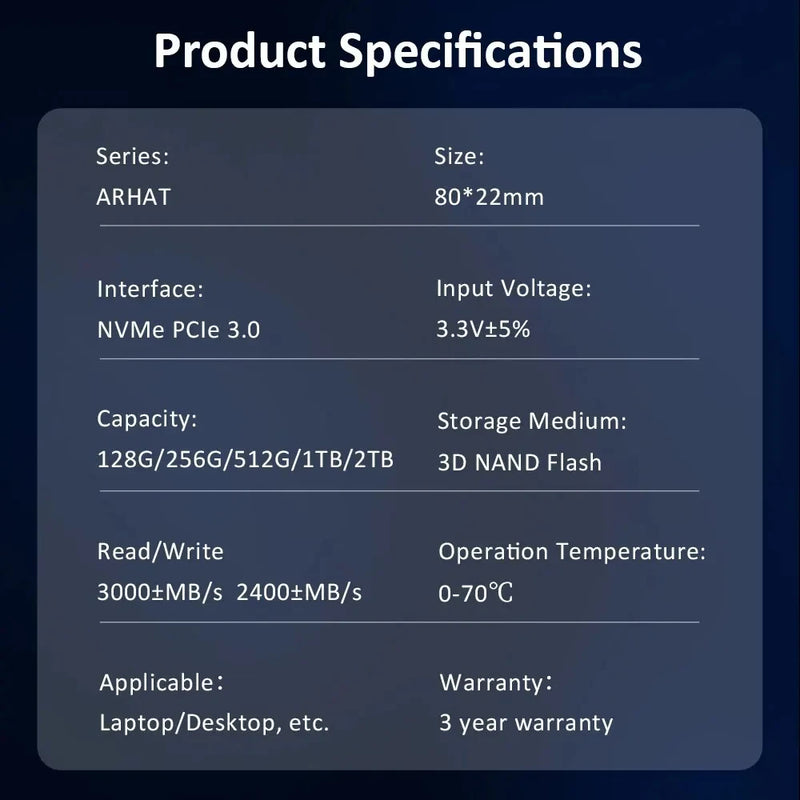 HUADISK M2 SSD NVMe 128GB 256GB 512GB Hard Drive Disk M.2 2280 to 2240 PCIe 3.0 Internal Solid State Disk For Laptop Desktop