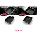For Tesla Model Y Juniper 2025 & Model 3 Highland 2024 2025 ABS Center Console Organizer Tray Armrest Storage Box Accessories