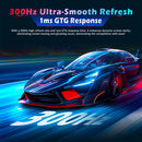 TITAN ARMY P2510HS Gaming Monitor, 24.5-inch 1920*1080 CSOT Fast IPS Screen, 300Hz Refresh Rate, HDR400, 1ms GTG Response Time