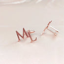 Custom Initials Cufflinks for Men Wedding Groom Suit Buttons Gentleman Cufflinks Personalize Cufflinks for Men's Accessories