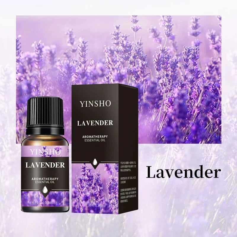 Aromatherapy 10ml Essential Oils for Humidifier Aromatic Oil Fragrance Oil Water-soluble Lavender Rose Lemon Mint