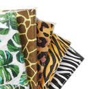 20Pcs Jungle Animals Paper Napkins Tropical Palm Leaves Napkins Towel Jungle Safari Birthday Party Decoration Hawaii Supplies