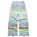 Men Y2K Wide Leg Jeans Colored Stripe Printed Pants Loose Cotton Denim Trousers