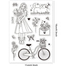 Easter Themed Silicone Clear Stamps Transparent Stamps for Birthday Valentine's Day Party Cards Making DIY Scrapbooking