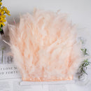 1 Meter Natural Turkey Feathers Trims 10-15cm for Sewing Ribbon Clothing Fringe Plumes Decoration DIY Crafts Wedding Party Dress